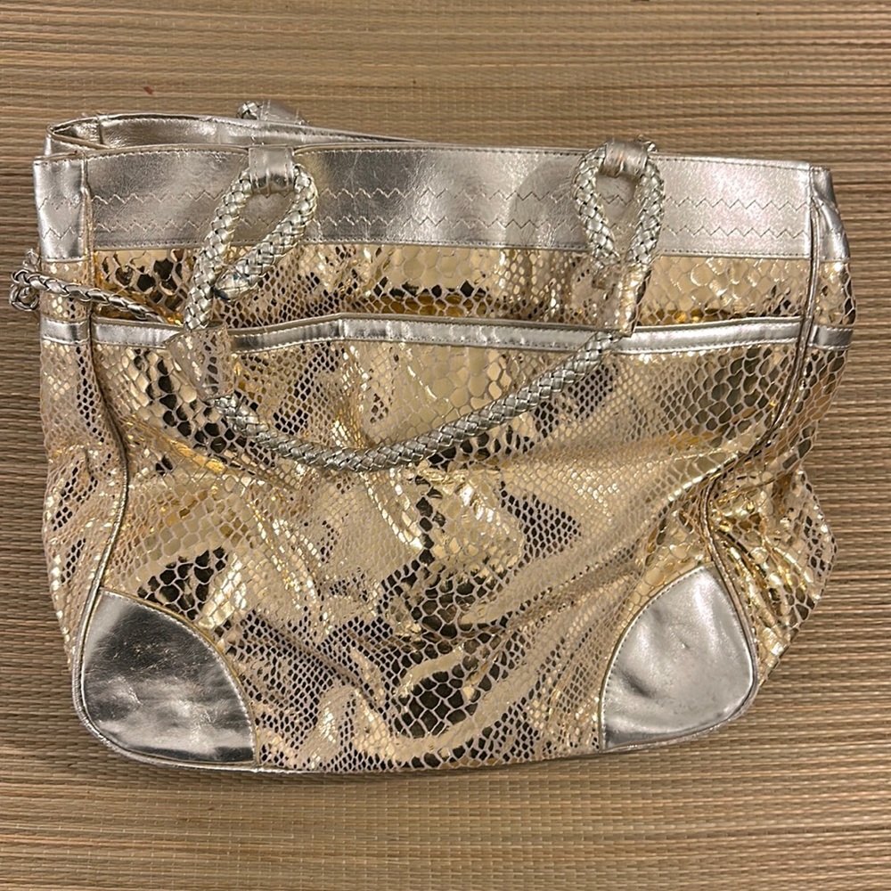 Totte a Mano by Carlos Falchi Gold Purse